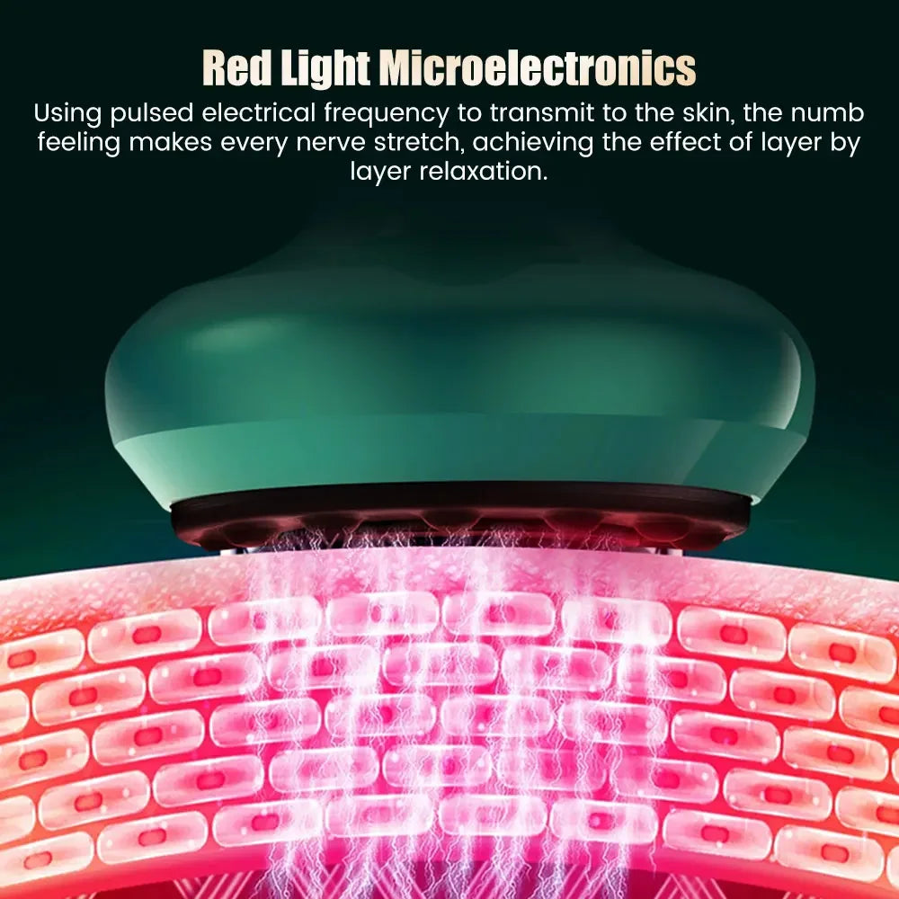 12 Levels Electric Cupping Massager Vacuum Suction Cup Guasha anti Cellulite Scraping Heating Body Slimming Massage Therapy