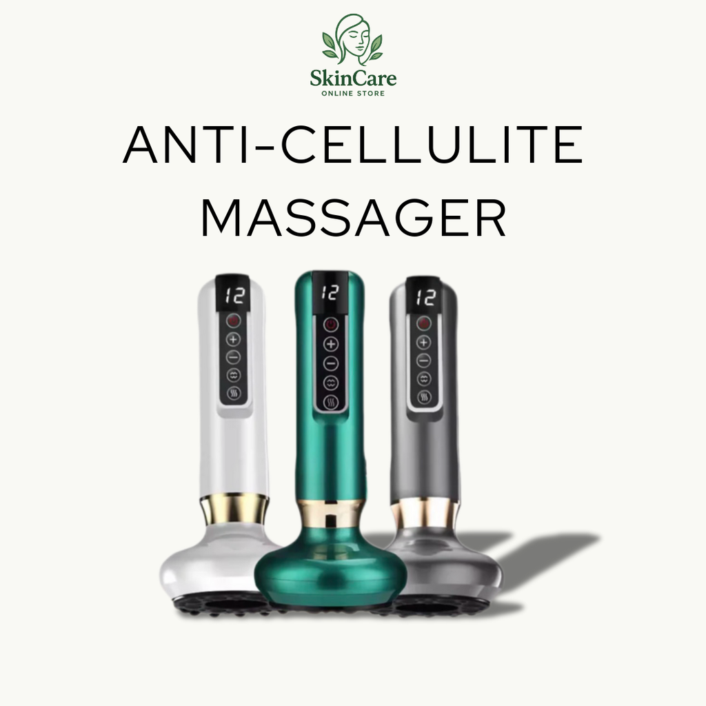 12 Levels Electric Cupping Massager Vacuum Suction Cup Guasha anti Cellulite Scraping Heating Body Slimming Massage Therapy 