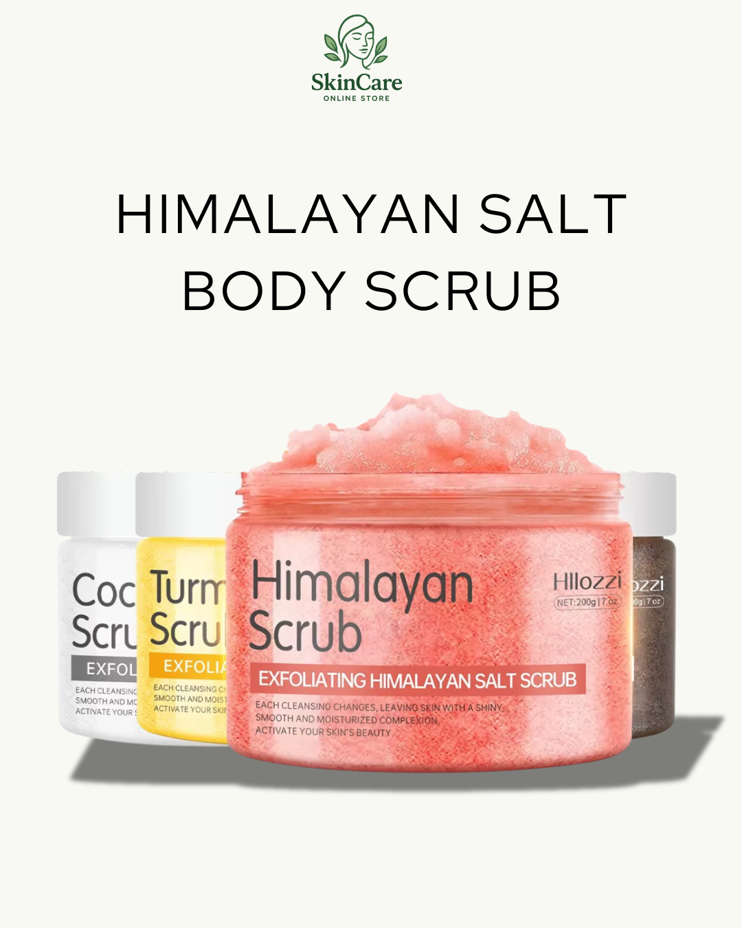 Himalayan salt body scrub