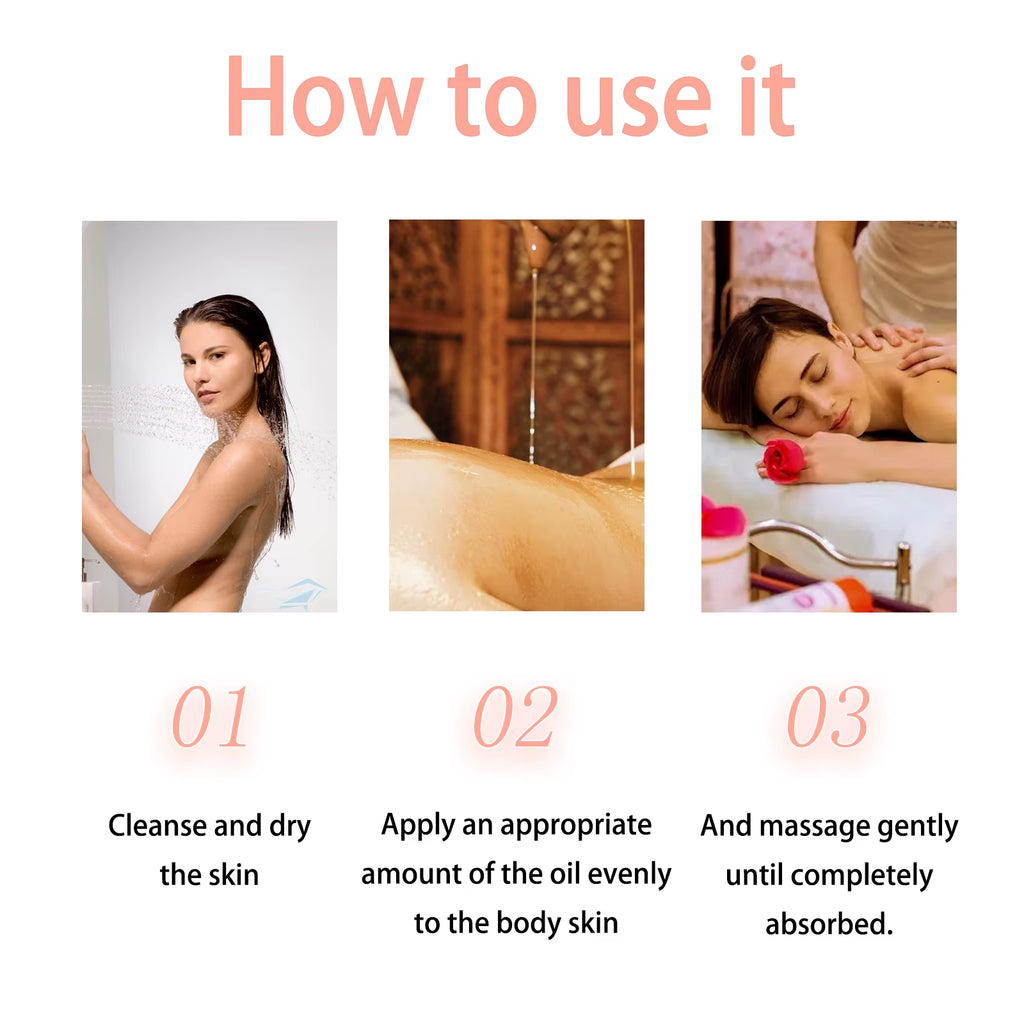 Body Massage Oil Relax Muscles Improve Dryness Relieve Smooth Deeply Moisturize Keep Tightening Romantic SPA Body Essential Oil