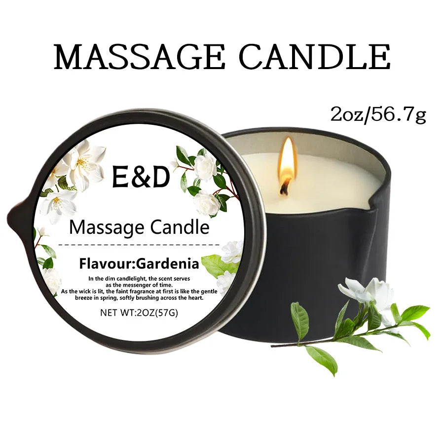 Massage Oil Candle,For Stress Relief and Skin Moisturizing,Scented Candles Aromatherapy SM Product Spa Essentials,Luxury Candles